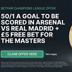 free masters bet